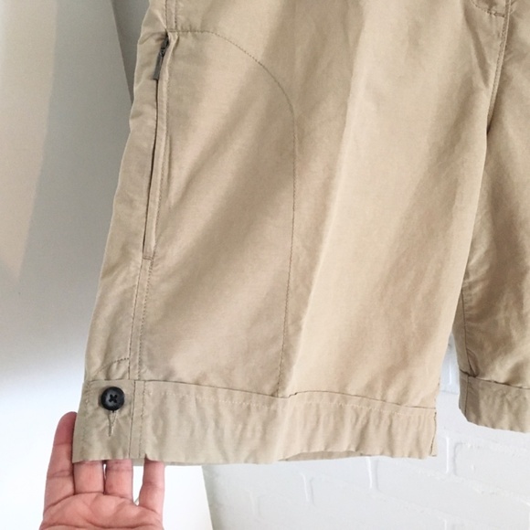 Woolrich Women’s Bermuda Shorts Kakhi Cargo Utility Safari Sporty Beige 16 - Picture 8 of 14